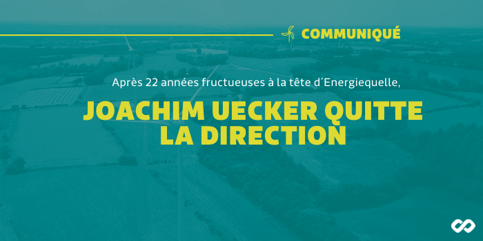 Joachim Uecker quitte la direction d’Energiequelle GmbH