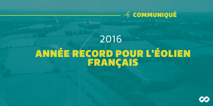 2016 : une année record pour l’éolien français