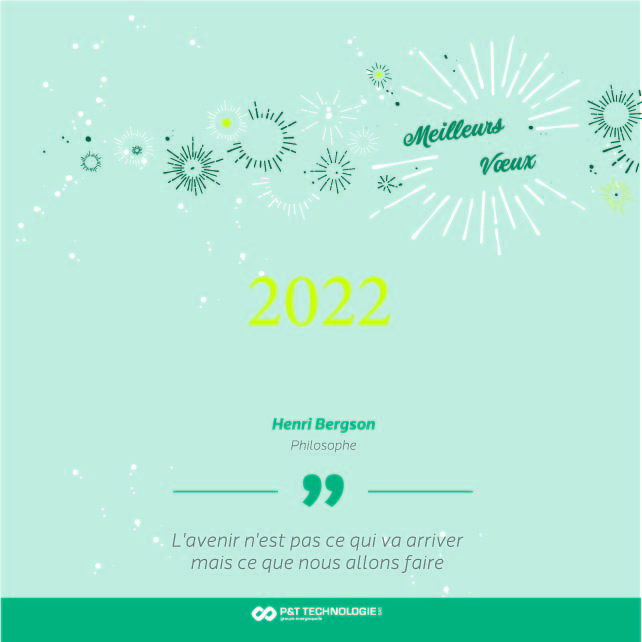 L’équipe de Energiequelle SAS vous souhaite une belle année 2022 !